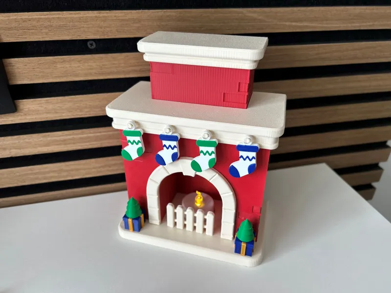 Christmas Fireplace (illuminated) 