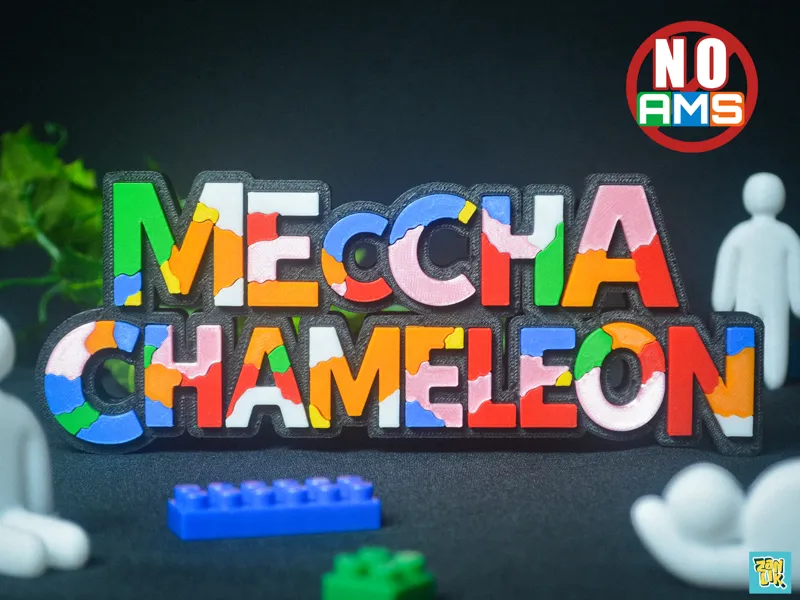 Meccha Chameleon Sign — Multicolor, No AMS