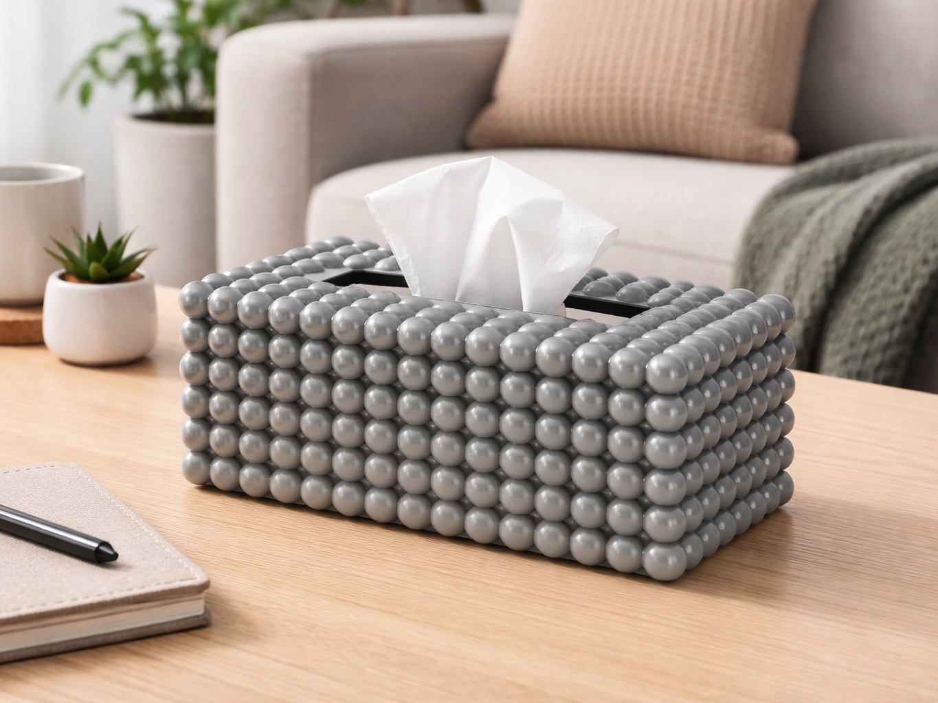 Taschentuchbox im Bubblelook
