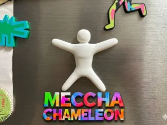 Meccha Chameleon - Fridge Magnet (Standard Pose)
