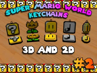 Super Mario World Keychain (pack 2)