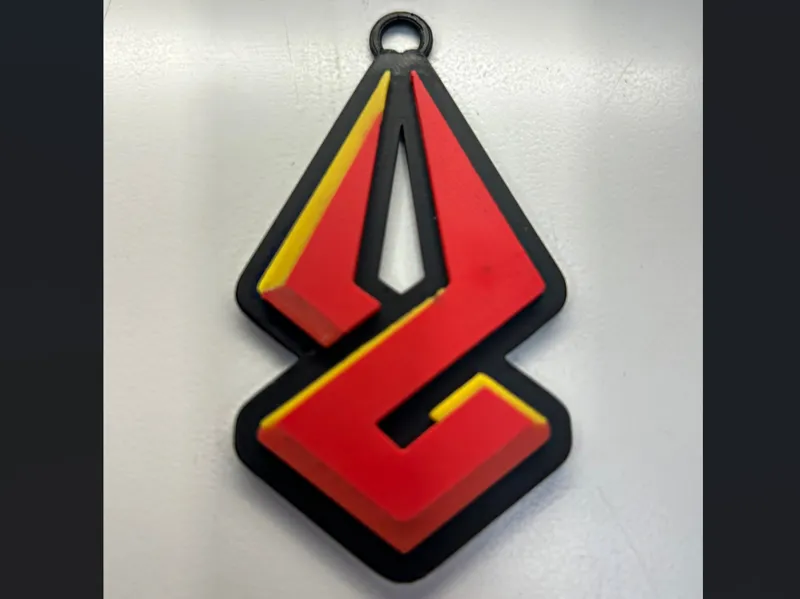 House of Hades Sigil Keychain (4-Color)