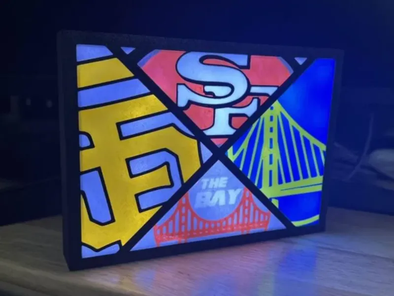 San Francisco Bay Area Team Logo Lightbox