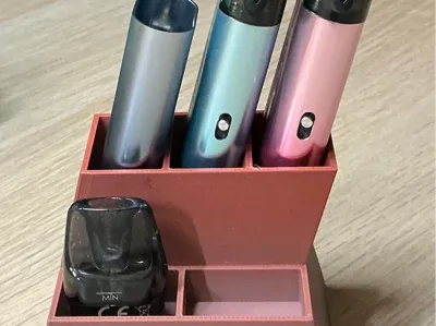 Elfbar ElfX stand with integrated pod holder