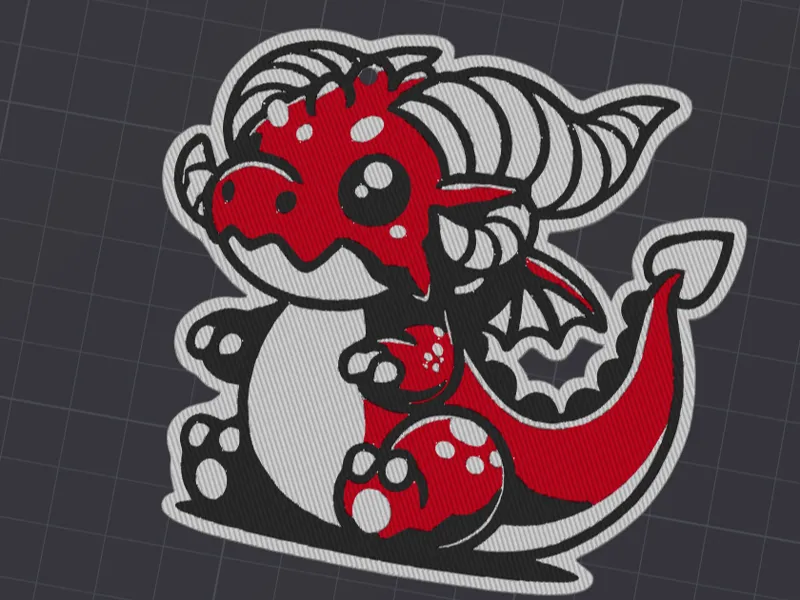 dragon keychan