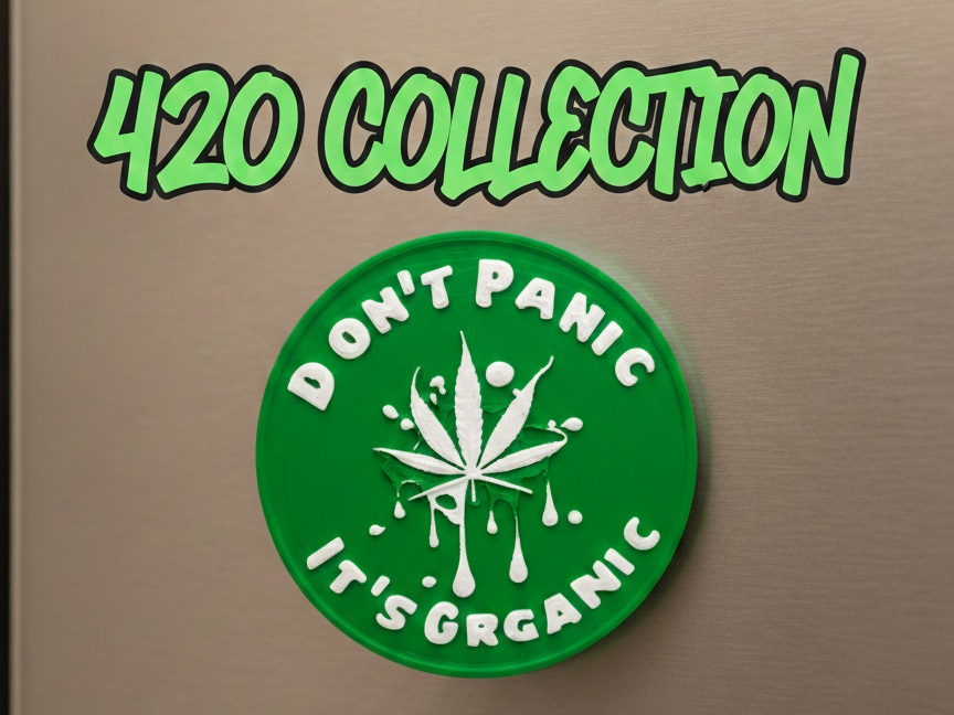 Don’t Panic - It’s Organic! 420 Magnet
