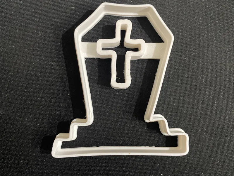 Tombstone cookie cutter