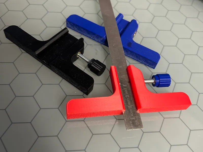 Stop for metal ruler Marking ruler different sizes
