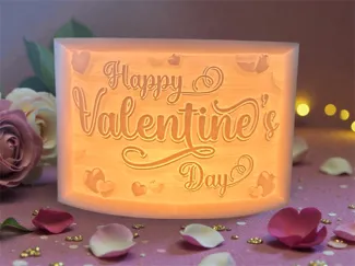 Lithophane Happy Valentine´s Day