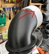 100to104mm adapter to fit 110 PP pipes.