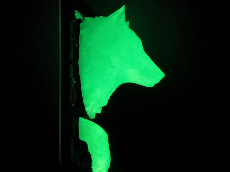 Wolf Wall Frame – 3D Printable Sculpture