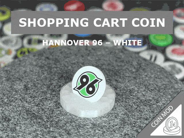 Shopping Cart Coin – Hannover 96 – white