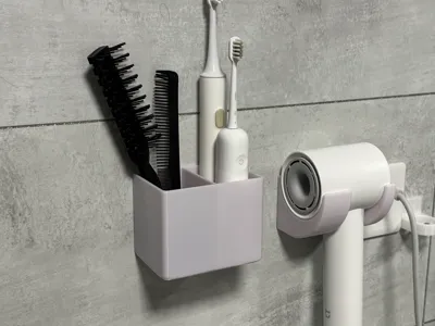 Bathroom Double Grid Shelf