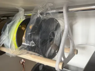 Closet Rod Filament Rack Storage System