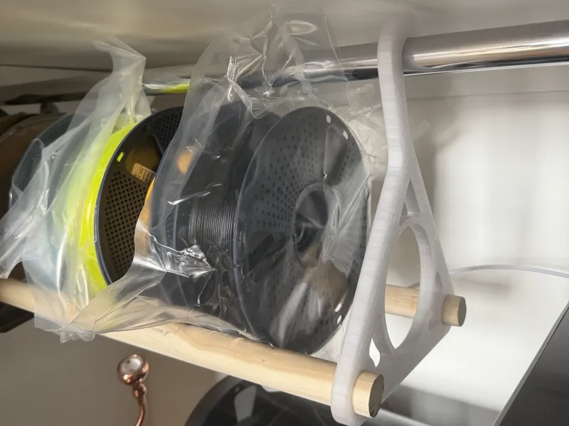 Closet Rod Filament Rack Storage System