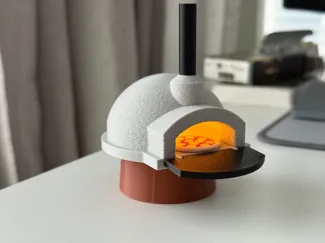 Mini pizza oven tea light