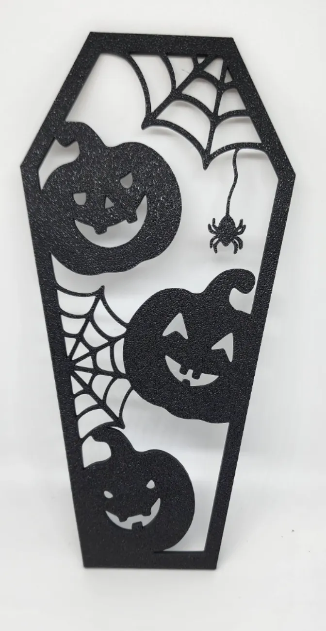 3 Coffin Wall art designs.