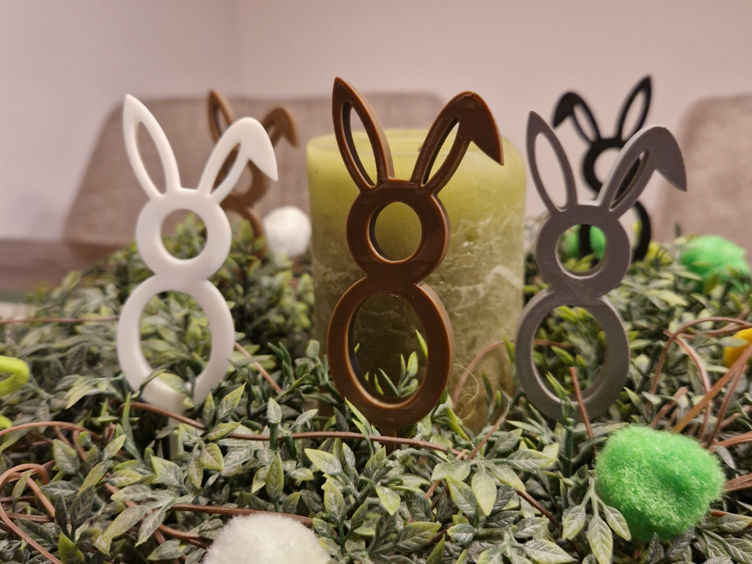Osterhase Stecker für Kranz