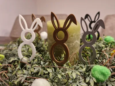 Easter Bunny Pick for Wreath