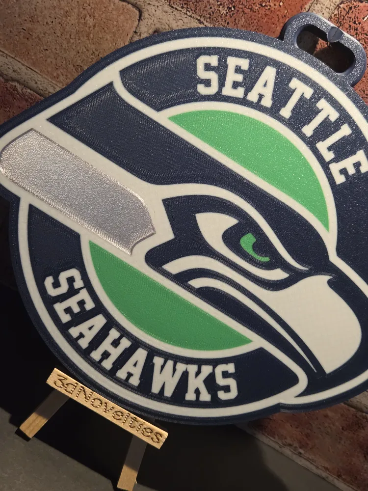 Seattle Seahawks Hype Chain - Free 3D Print Model - MakerWorld