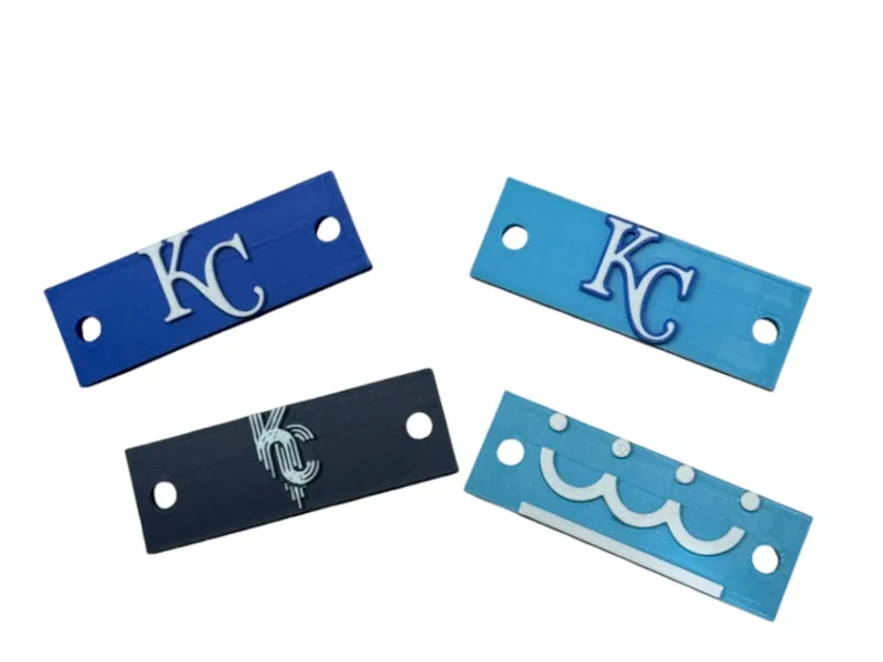 Baseball Cap Logo Plates - Kansas City Royals