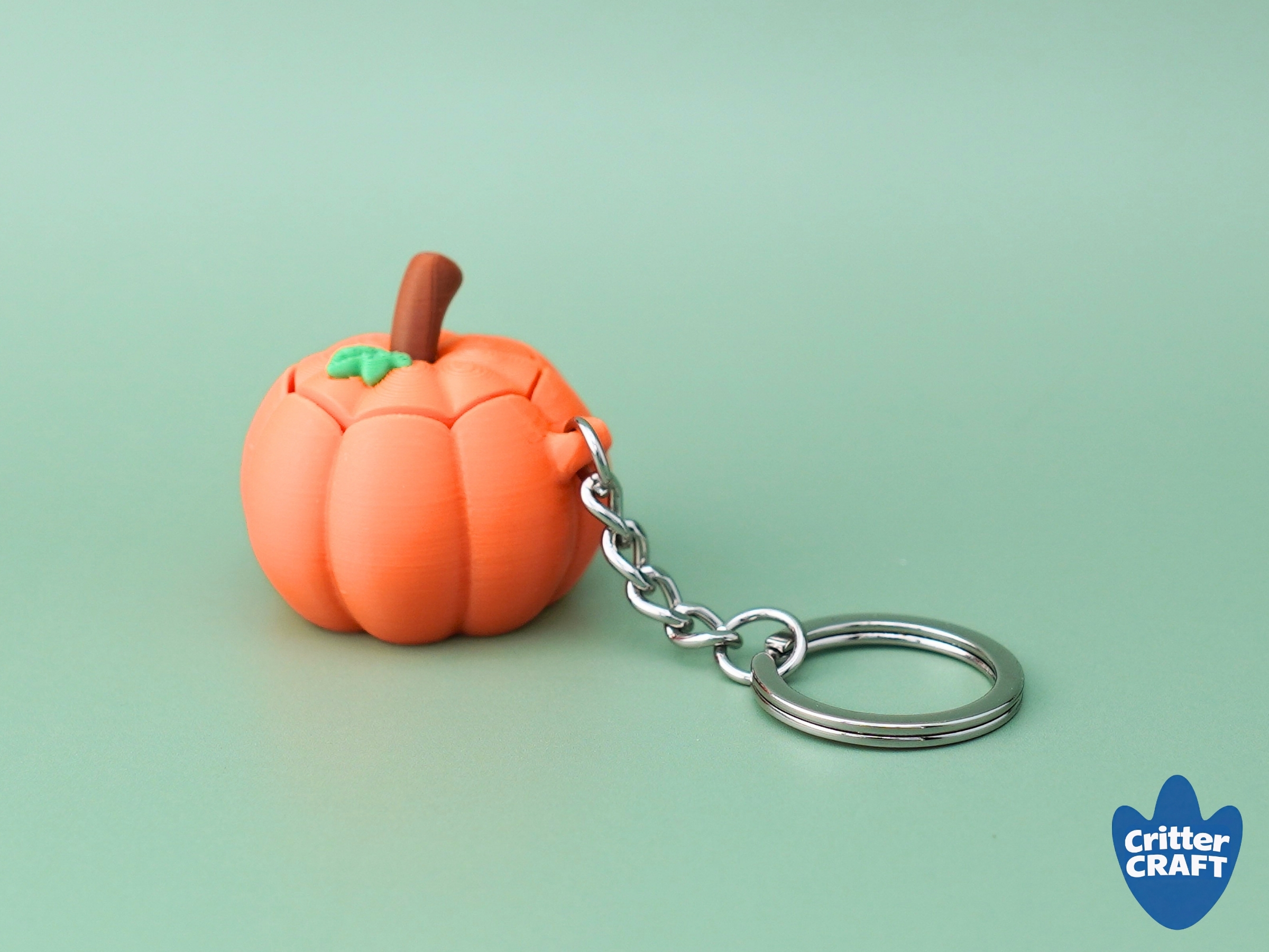 Mini Jack-O-Lantern Clicker Fidget Toy - 1