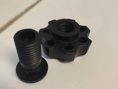Fishing bedchair nut and bolt