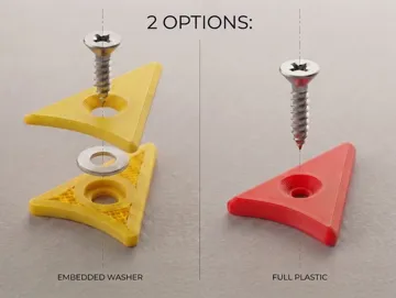 Letrero o emblema decorativo: Boulder Start Markers – Optional Embedded Washer — vista de referencia 3