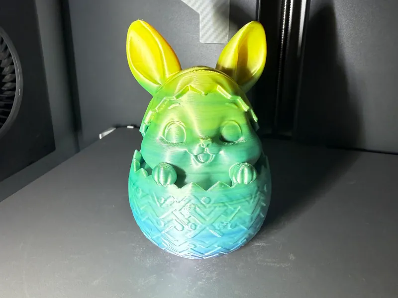 Schlüpfender Hase - Osterdekoration