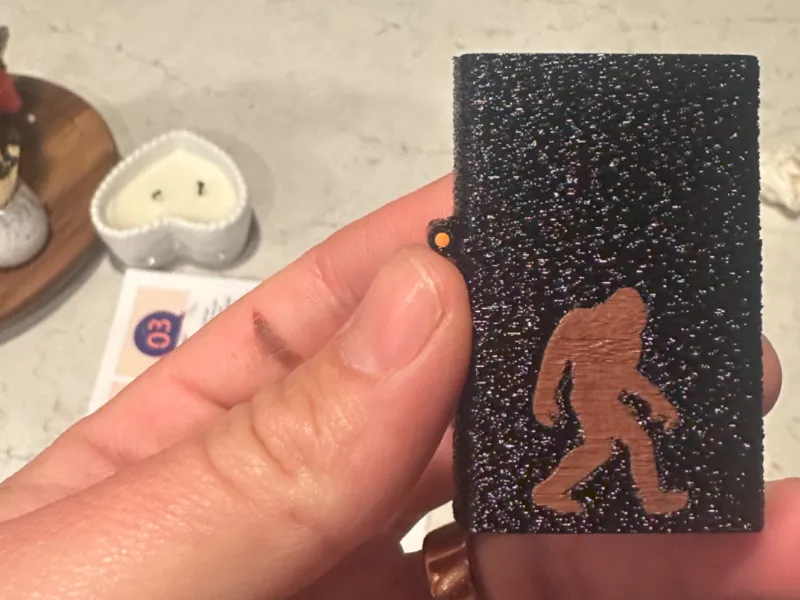 Bigfoot believe custom zippo case