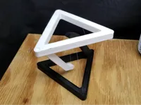 Sculpture tensegrité triangulaire — photo 2