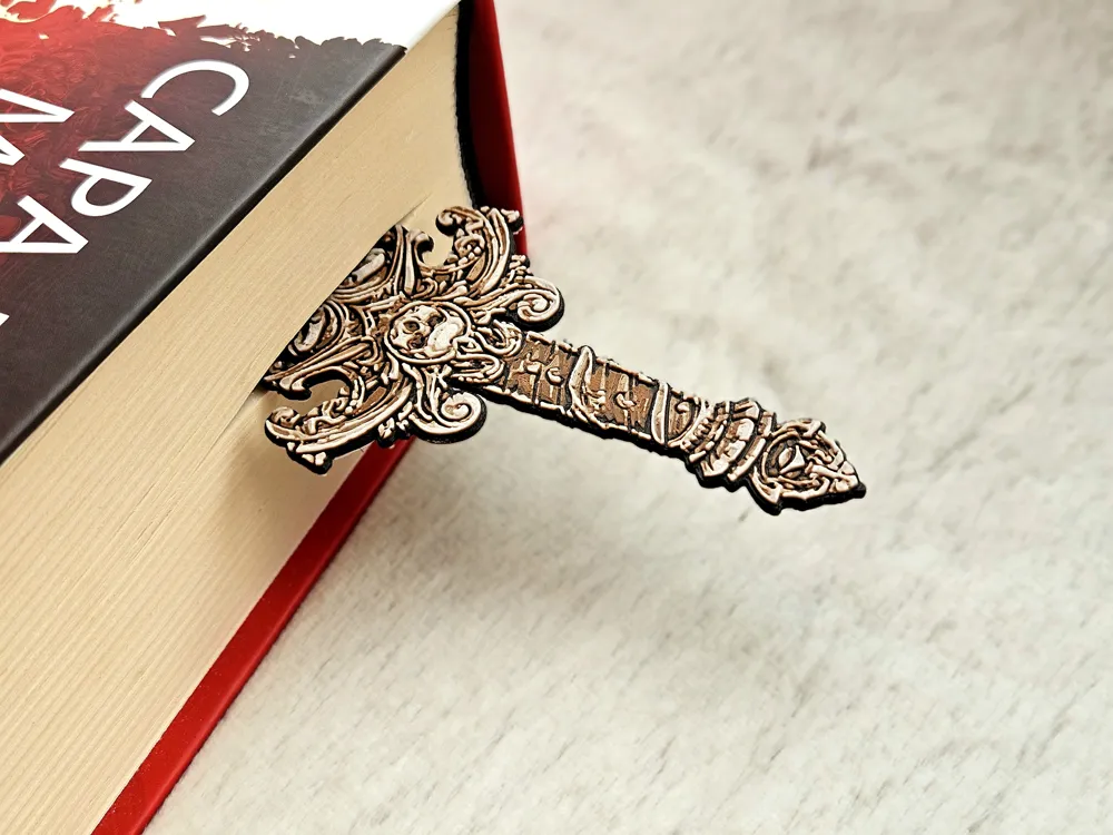 Skullthorn Blade - Bookmark - Free 3D Print Model - MakerWorld