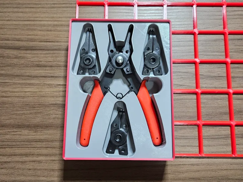 Gridfinity Snap Ring Pliers