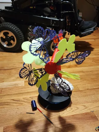 Butterfly Windvane -Spring Floral Contest
