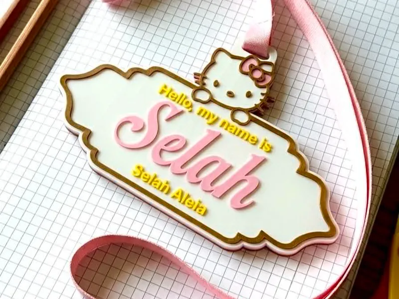 Hello Kitty Name tag