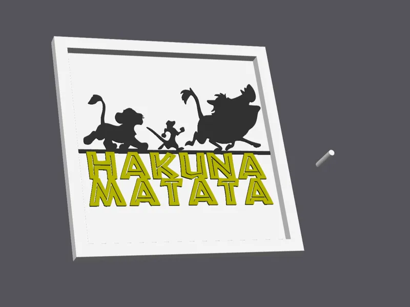 CUADRO HAKUNA MATATA