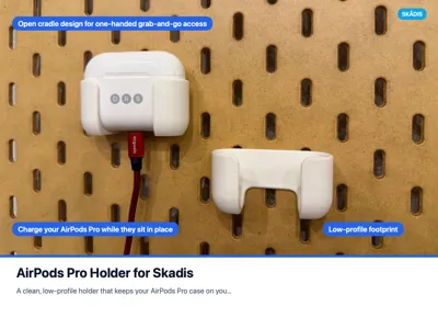 AirPods Pro Holder for Skadis