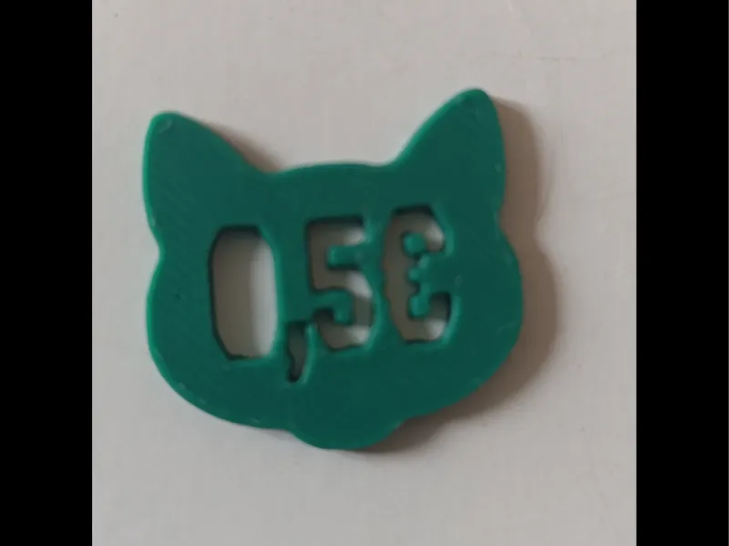 Etiquettes de prix en forme de tête de chat