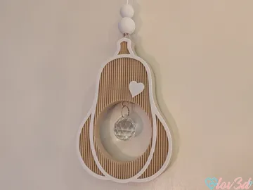 Adorno temático: Boho Butternut Pumpkin Crystal Suncatcher — vista de referencia 5