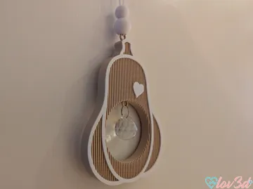 Adorno temático: Boho Butternut Pumpkin Crystal Suncatcher — vista de referencia 4