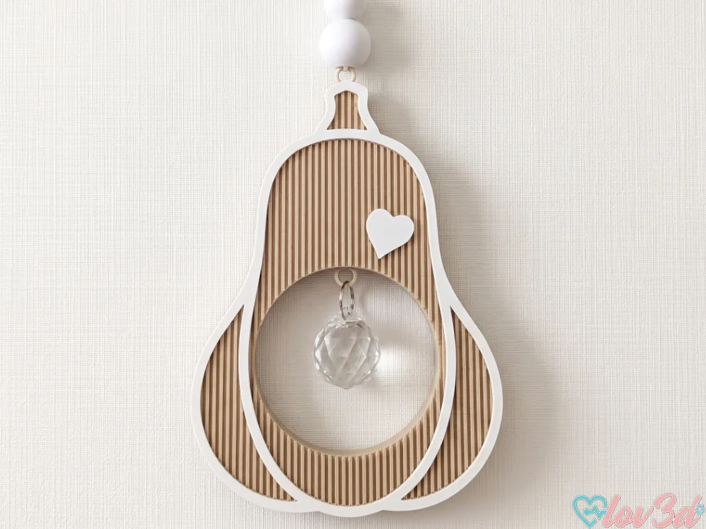 Adorno temático: Boho Butternut Pumpkin Crystal Suncatcher. Referencia del modelo original.