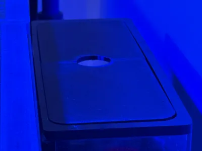Opaque Overflow Lid - Fiji Cube 1200 - Less Algae