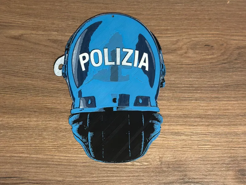 Casco Polizia