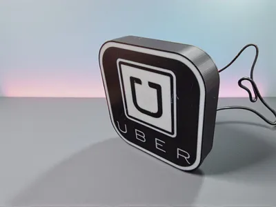 Uber Car Sign LED