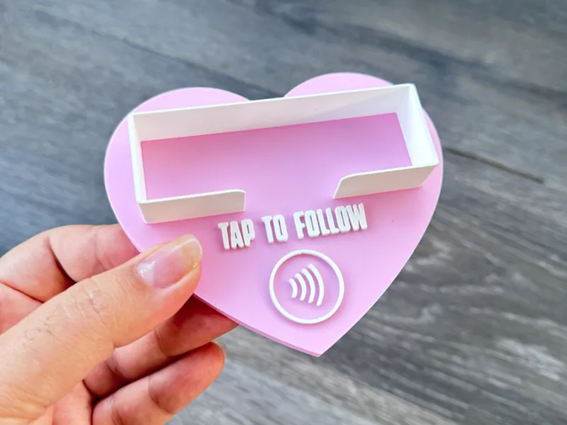 Heart Business Card Holder