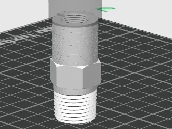 Compression 9/16 Female To Male 1/2 Pipe fitting