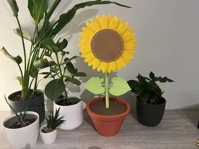 Glowing Sunflower – Integrated LED Lamp