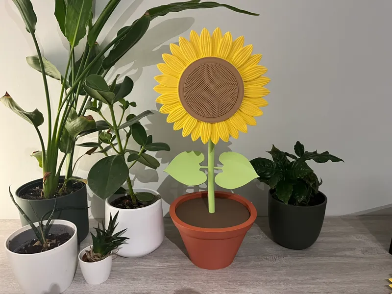 Glowing Sunflower – Integrated LED Lamp