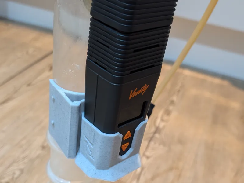 Venty holder/bong attachment