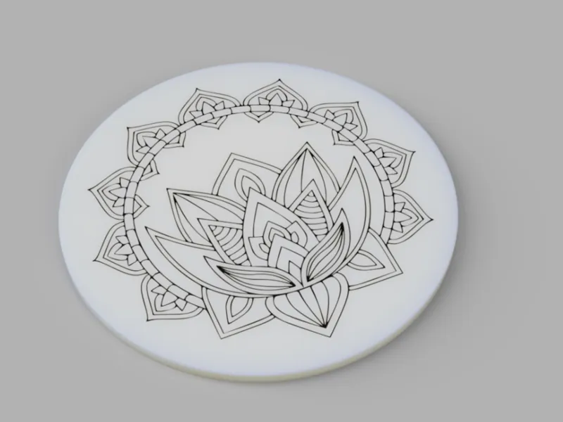 Mandala 4 / Untersetzer / Coaster